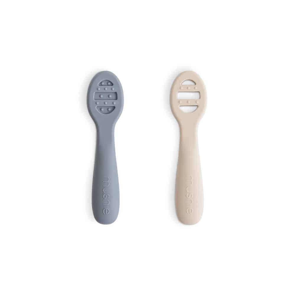 First Feeding Baby Spoons 2Pack TradewindsShifting Sand p