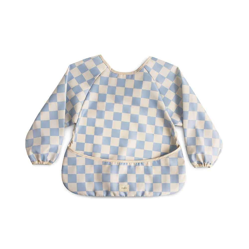 Long Sleeve Bib Blue Check p